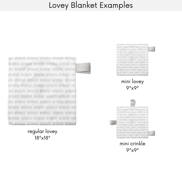 Personalized Name Lovey Blanket -  Leopard